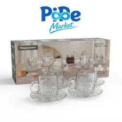 JGO DE 12 TAZAS DE CAFÉ (6 OZ)