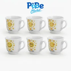 JGO DE 6 TAZAS (EMOJIS)