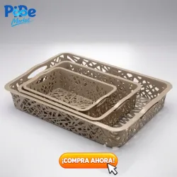 JGO DE 3 CESTAS (22x36x10cm)