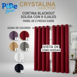 PAR DE CORTINAS TAPASOL