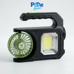 LAMPARA RECARGABLE + VENTILADOR