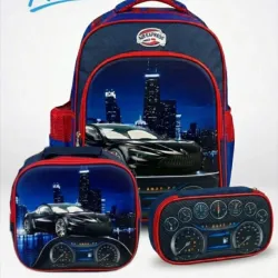 Mochila + lonchera y cartuchera
