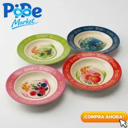 PLATO DE MELAMINA