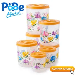 SET DE 7 POZUELOS DE PLÁSTICO