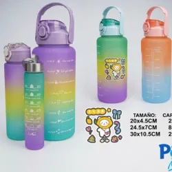 SET DE BOTELLAS DE AGUA
