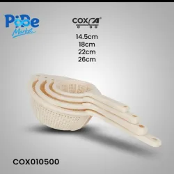 Set de coladores plasticos