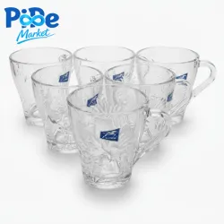 JGO DE TAZAS DE TÉ 6 PZS (230ml)