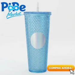 VASO CON LUCES Y ABSORBENTE 