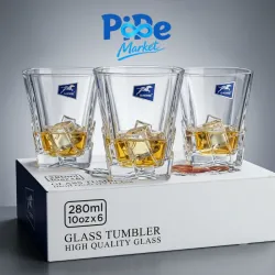 VASO DE WHISKY 6 PZS (280ml)