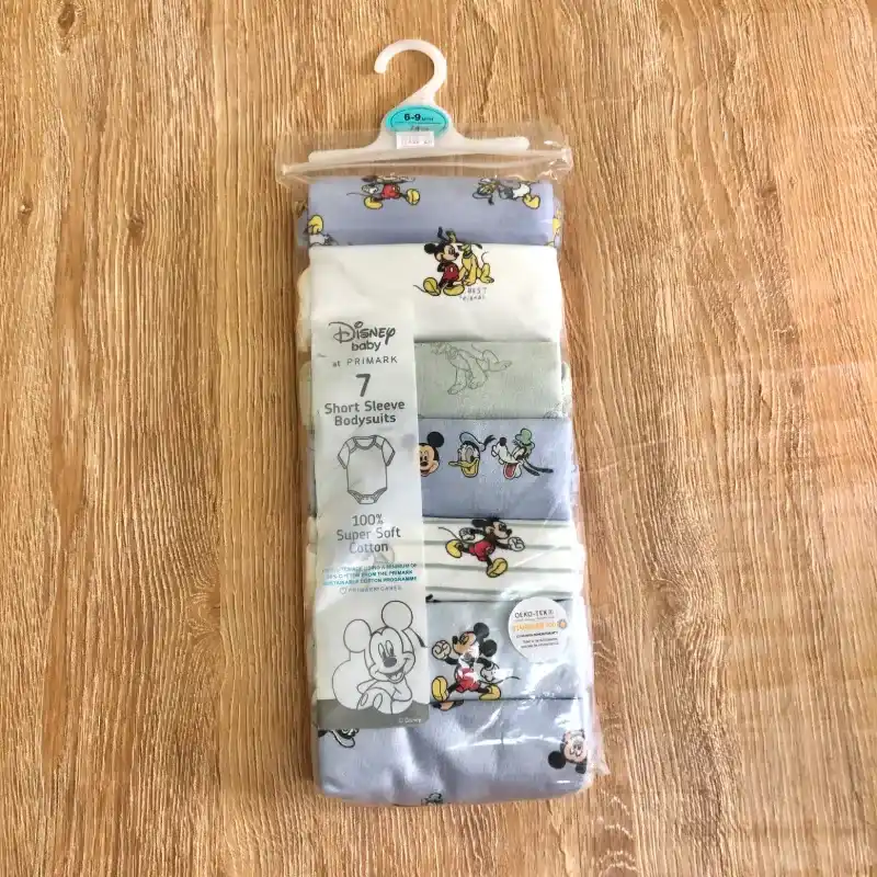Pack de 3 bodys con Mickey Mouse 