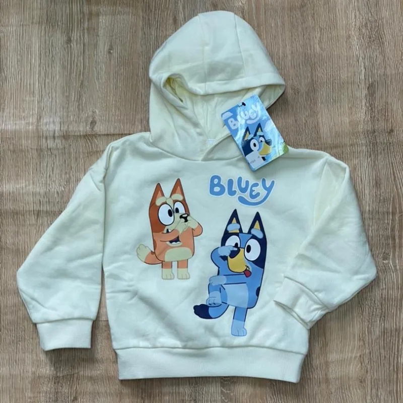 Abrigo con Bluey color amarillo 