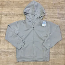 Abrigo con capucha color beige