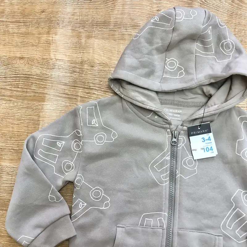 Abrigo con carritos color beige