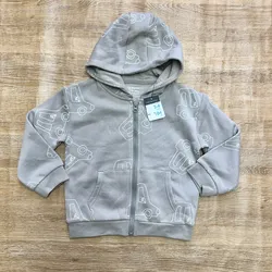 Abrigo con carritos color beige