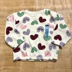 Abrigo con corazones de colores