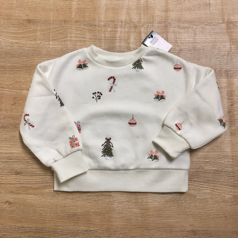 Abrigo con motivos navideños