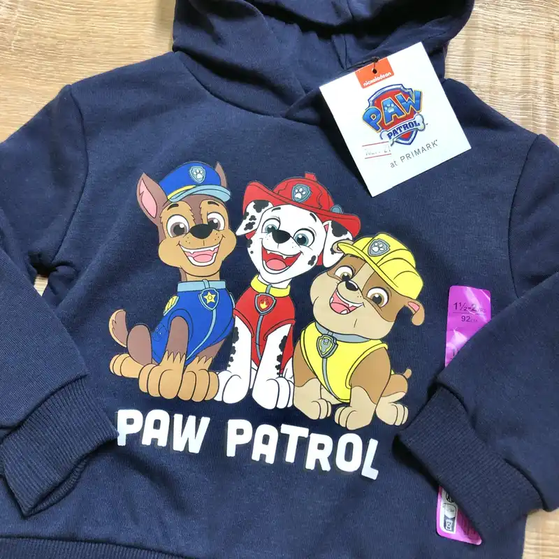 Abrigo con Paw Patrol color azul oscuro 