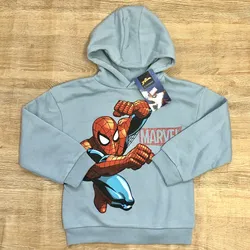 Abrigo con Spiderman color azul 