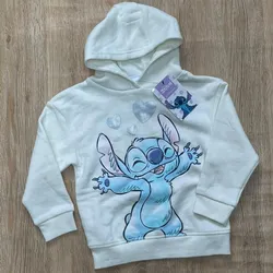 Abrigo con Stitch color blanco 