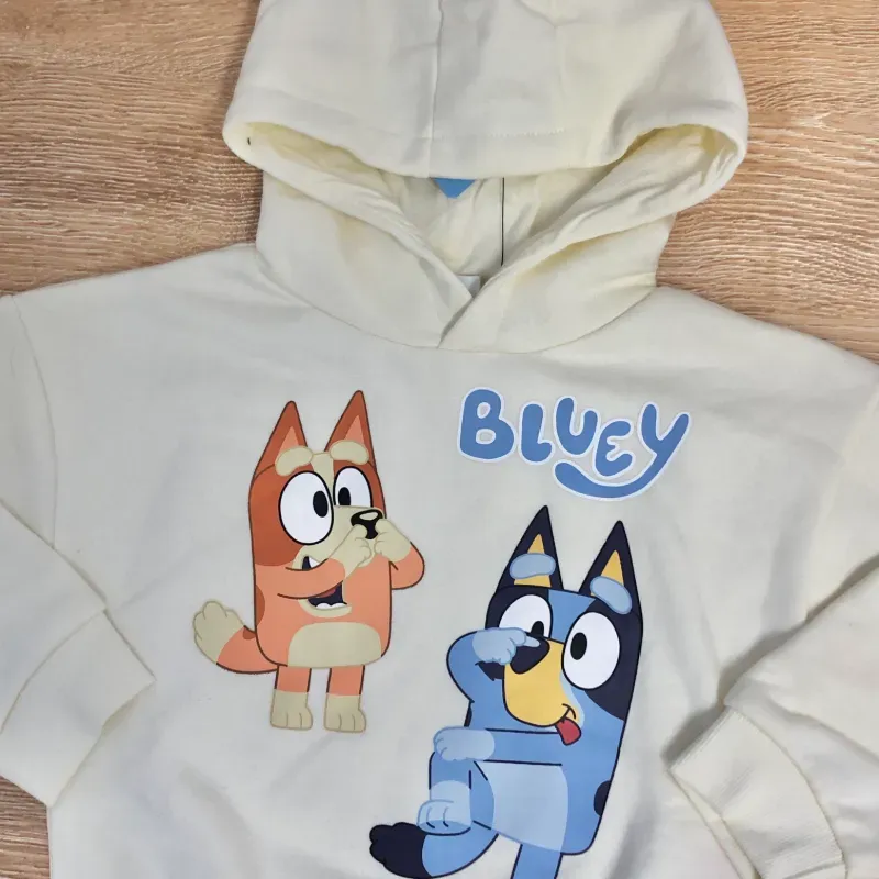 Abrigo de Bluey con capucha 
