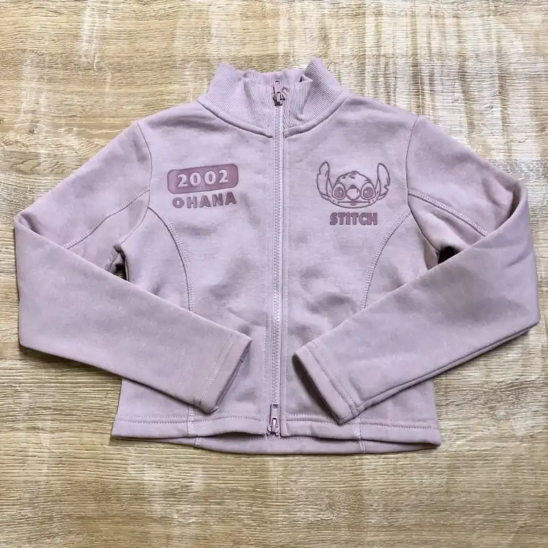 Abrigo de Stitch color lila
