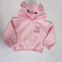 Abrigo rosado con capucha de "Angel"