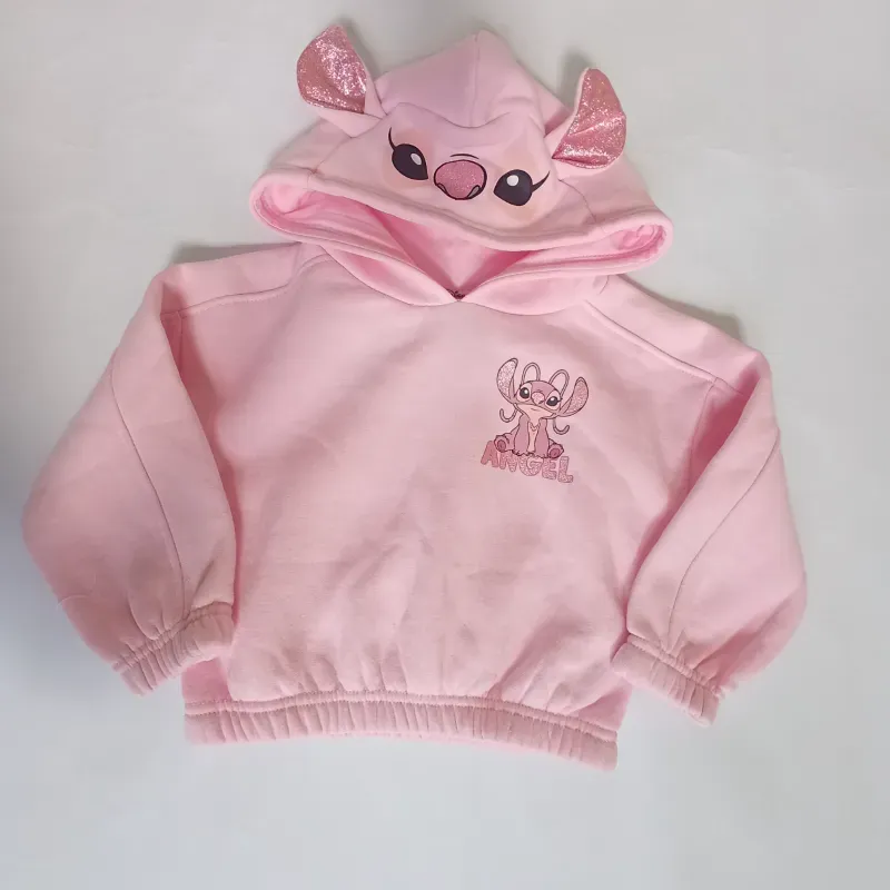 Abrigo rosado con capucha de "Angel"