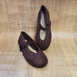 Balerinas de gamusa con detalles