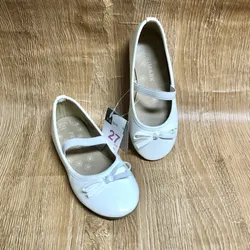 Ballerinas color blanco con lazo