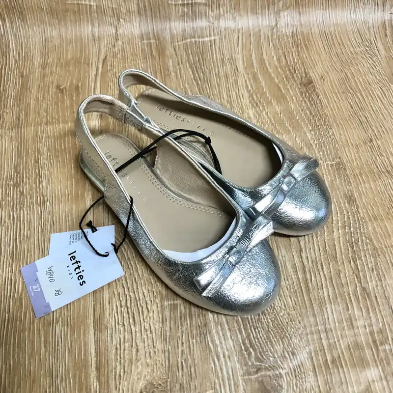 Ballerinas color plateado 