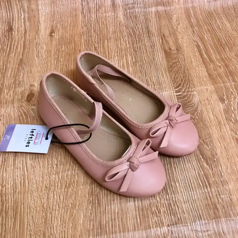 Ballerinas color rosado con lazo