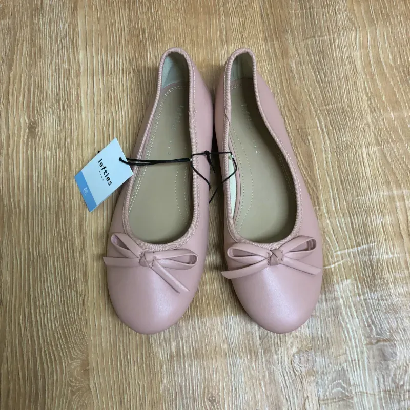 Ballerinas color rosado con lazo
