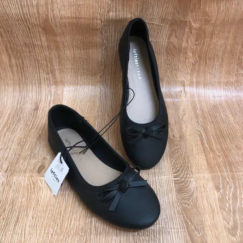 Ballerinas con lazo color negro 