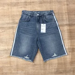 Bermuda de mezclilla 