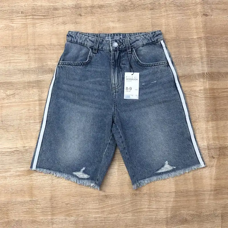 Bermuda de mezclilla 