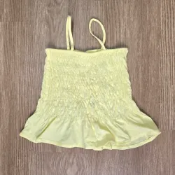 Blusa Amarilla con vuelos 