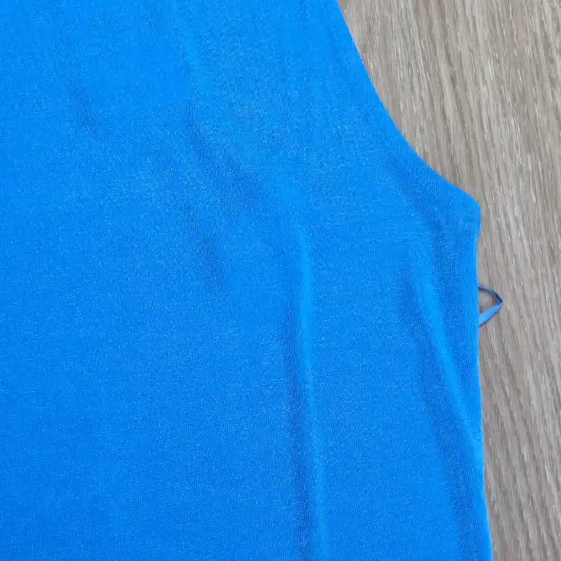 Blusa azul con brillos