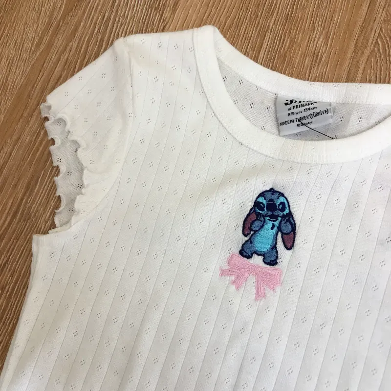 Blusa de algodón con Stitch 