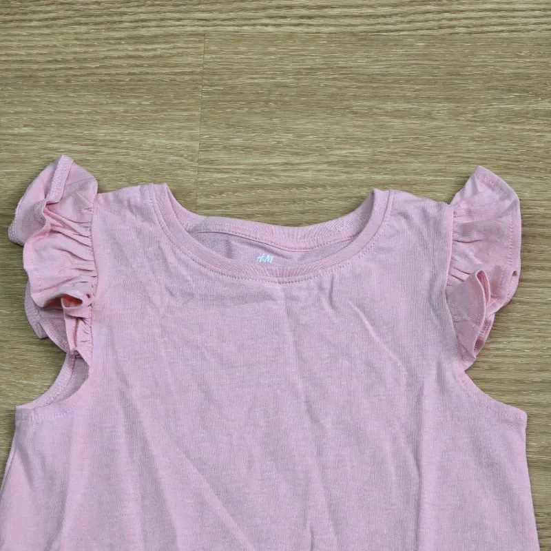 Blusa de Vuelos rosa viejo