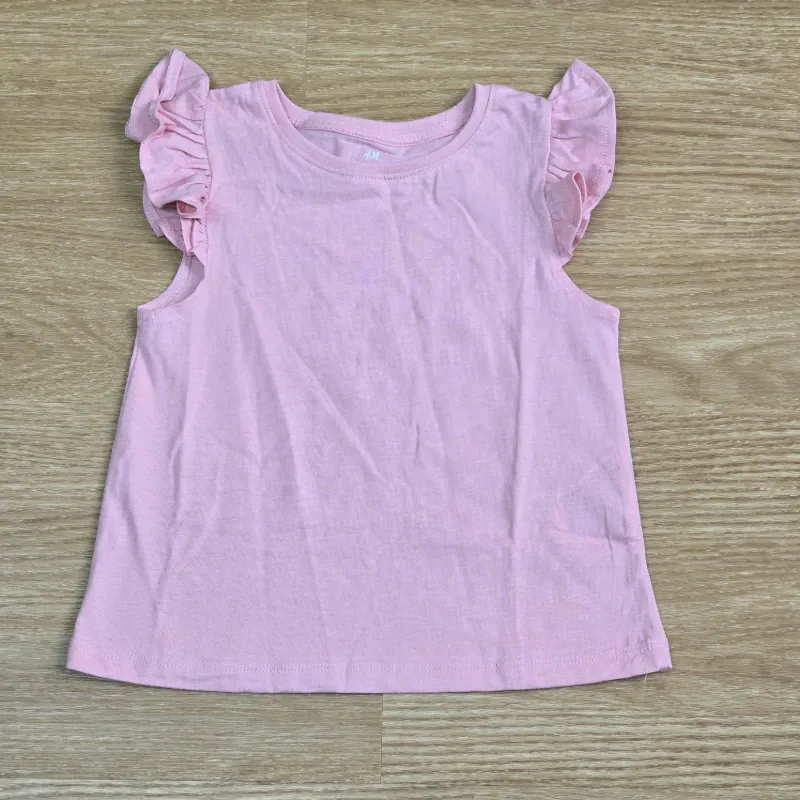 Blusa de Vuelos rosa viejo