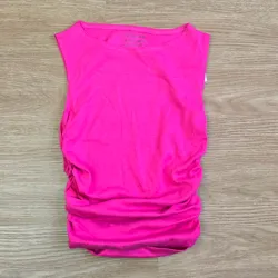 Blusa estilo top color rosa intenso