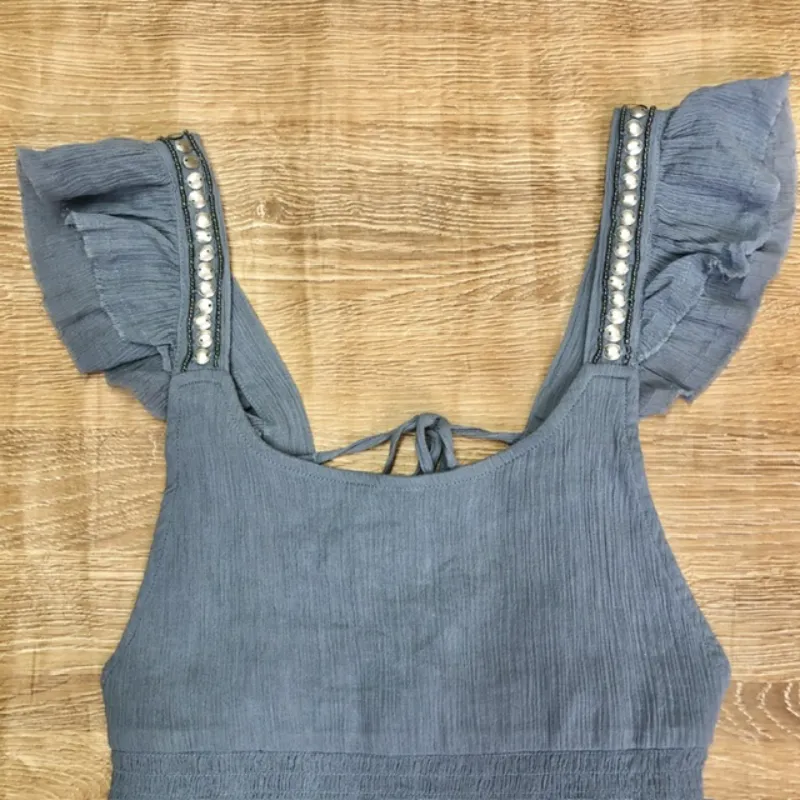 Blusa Mango color azul