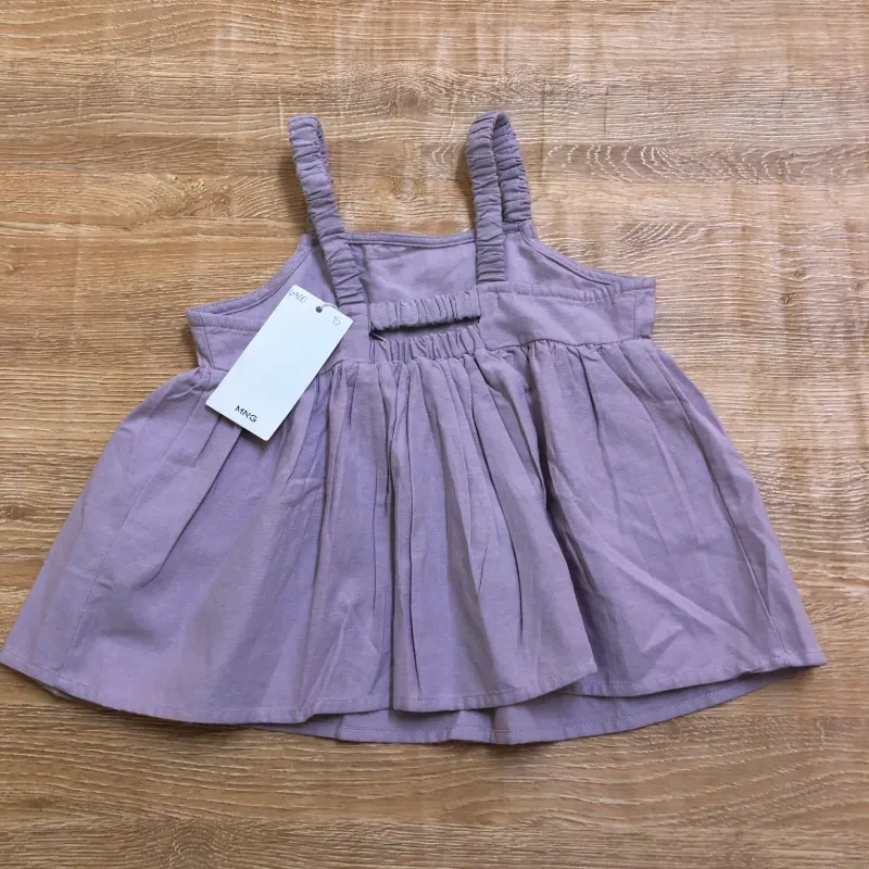 Blusa Mango de tirantes color lila