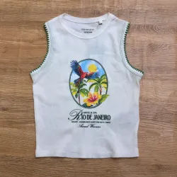 Blusa "Río de Janeiro" color crema