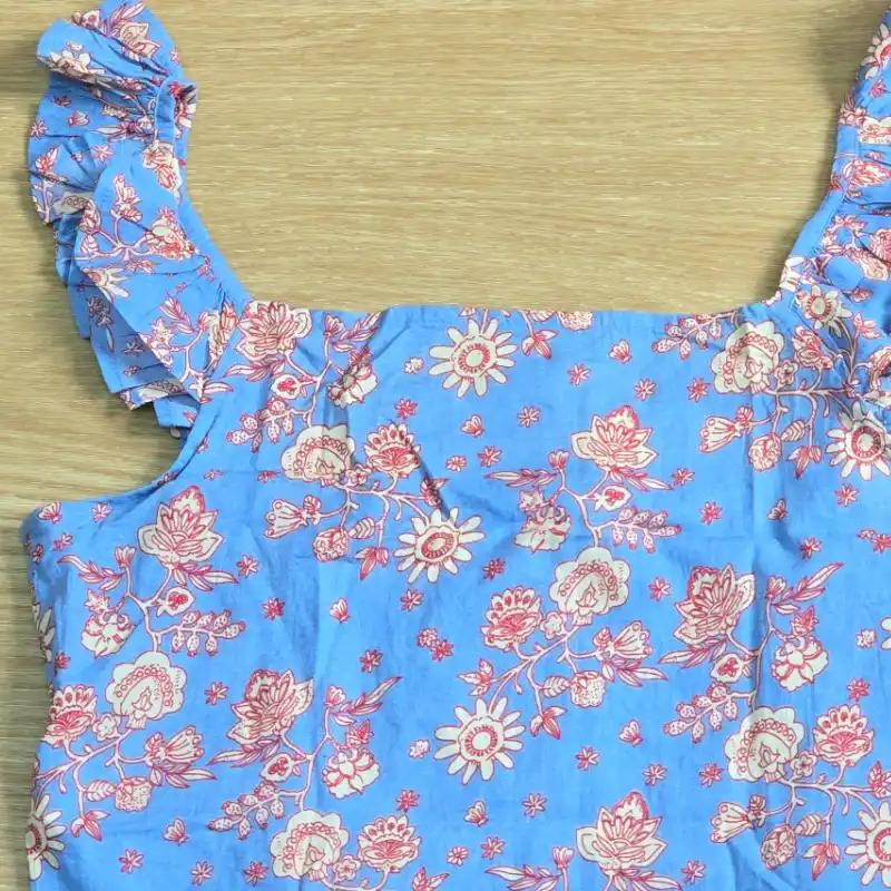 Blusa Top con estampado de flores