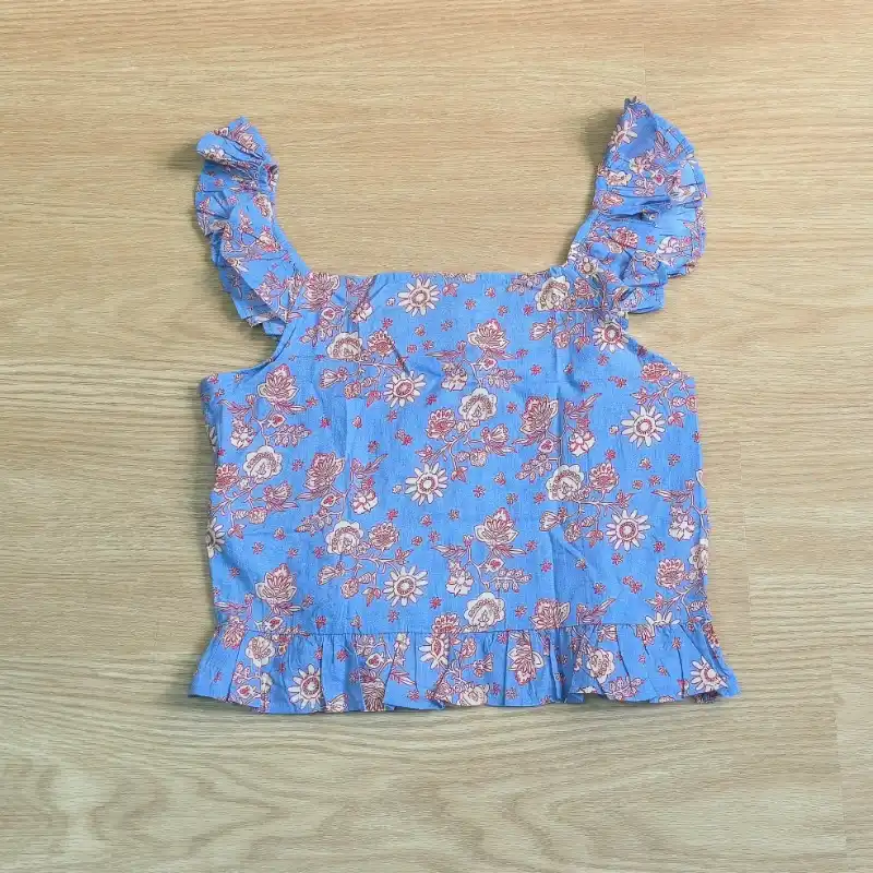 Blusa Top con estampado de flores