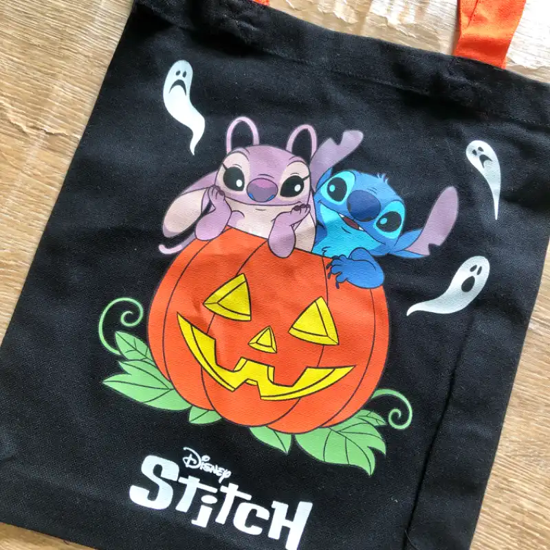 Bolsa con Stitch y Ángel 