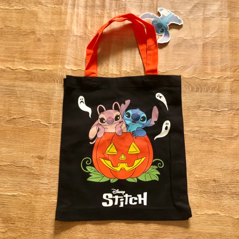 Bolsa con Stitch y Ángel 