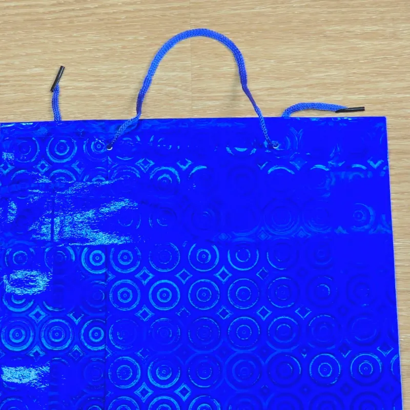Bolsa de regalo color azul