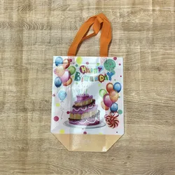 Bolsa de regalo color naranja